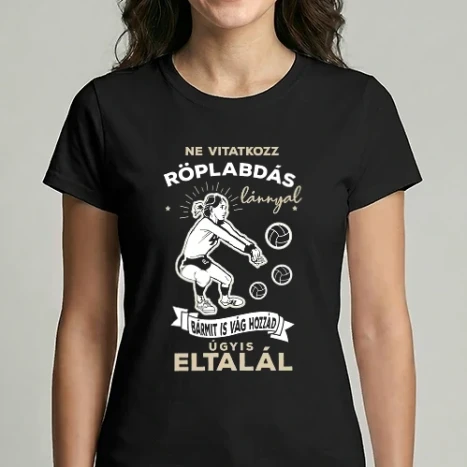 Női Imperial póló - Ne vitatkozz röplabdás lánnyal