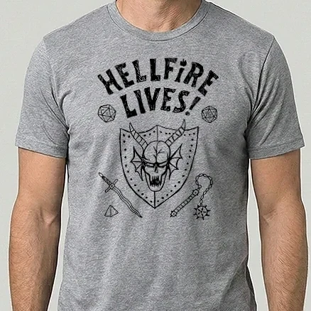 Férfi Alap póló - Hellfire Lives