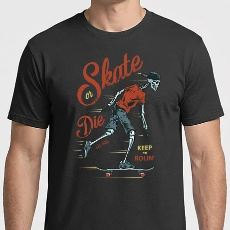 Férfi Imperial póló - skate or die 86