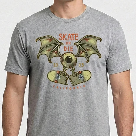 Férfi Imperial póló - skate or die 93