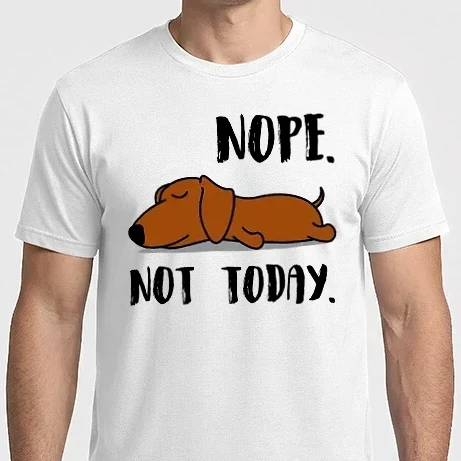 Férfi Imperial póló - Tacskó Nope Not Today