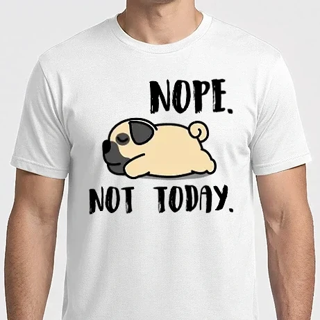 Férfi Imperial póló - Pug nope not today