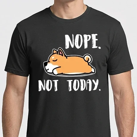 Férfi Imperial póló - akita nope not today