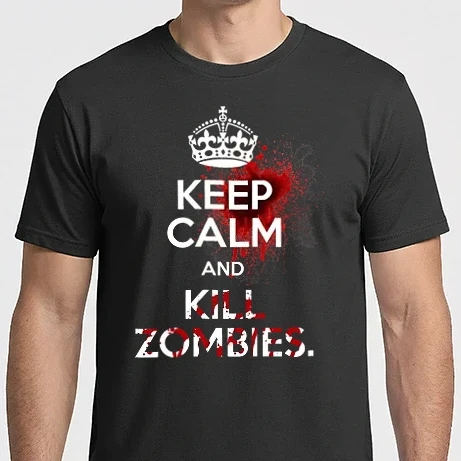 Férfi Imperial póló - Keep calm and kill zombies