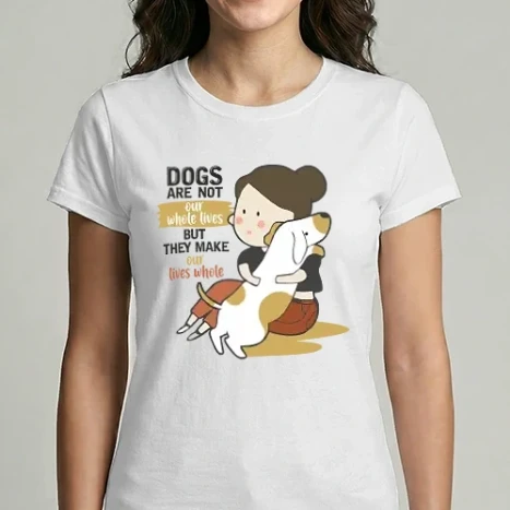 Női Imperial póló - Dogs make our lives whole