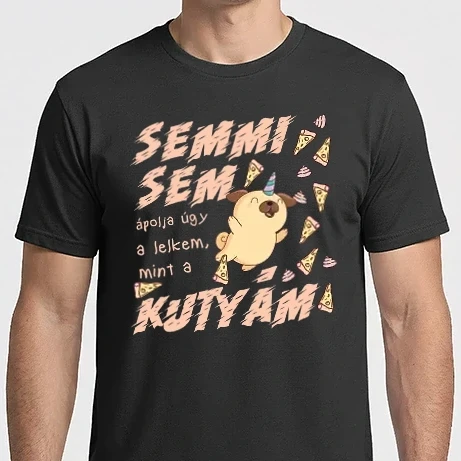 Férfi Imperial póló - Semmi sem ápolja a lelkem úgy mint a kutyám