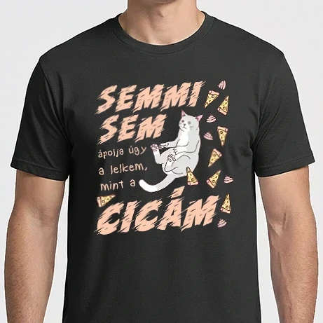 Férfi Imperial póló - Semmi sem ápolja a lelkem úgy mint a cicám