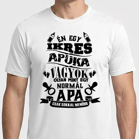 Férfi Imperial póló - Ikres apuka vagyok