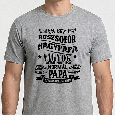 Férfi Imperial póló - Buszsofőr nagypapa