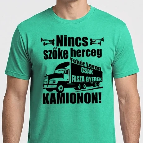 Férfi Imperial póló - Fasza gyerek kamionon