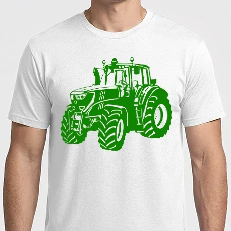 Férfi Imperial póló - Színezhető minta John deere traktor