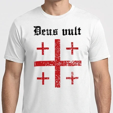 Férfi Imperial póló - Deus vult
