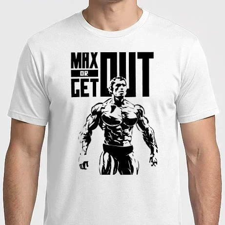 Férfi Imperial póló - Arnold Schwarzenegger - Max Or Get Out