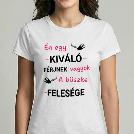 Női Imperial póló - Kiváló férjnek a felesége