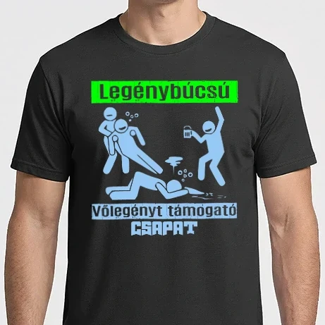 Férfi Imperial póló - Legénybúcsú vőlegényt támogató csapat