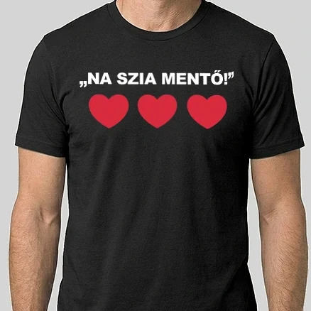 Férfi Alap póló - Na szia mentő!