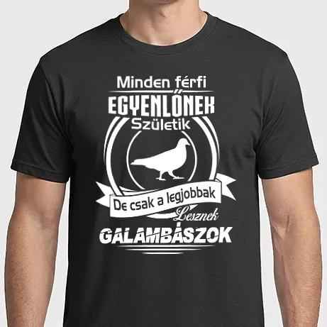 Férfi Imperial póló - Legjobbak a galambászok...