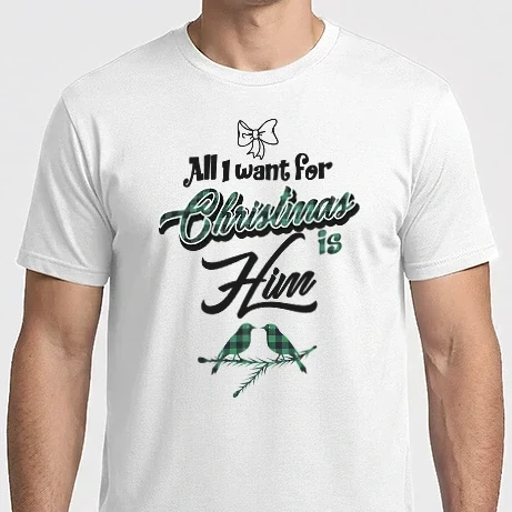Férfi Imperial póló - All i want for Christmas is Him
