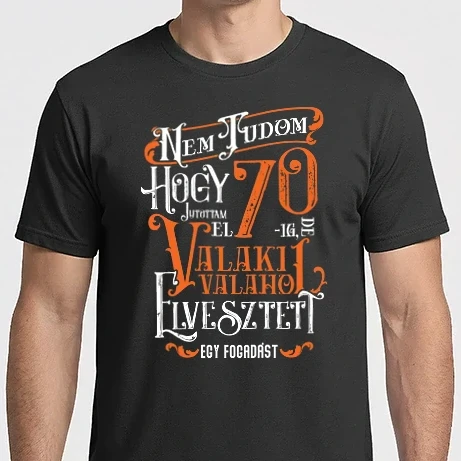 Férfi Imperial póló - Szülinapos fogadás 70 éves