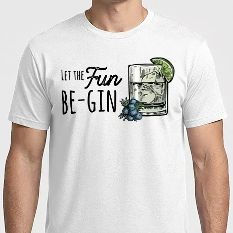 Férfi Imperial póló - Let the fun be gin 