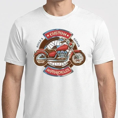 Férfi Imperial póló - Custom Motorcycles