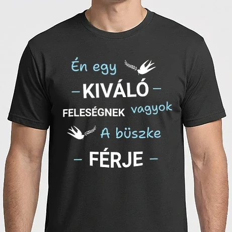 Férfi Imperial póló - én egy kiváló feleségnek