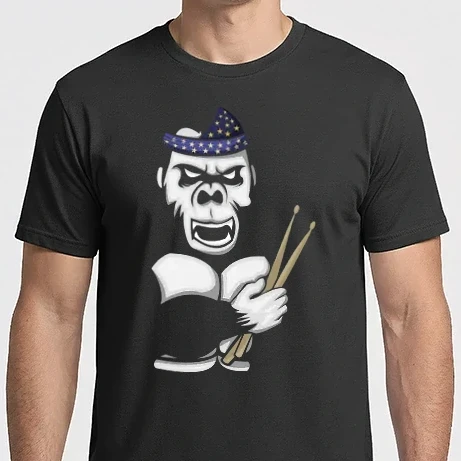 Férfi Imperial póló - Gorilla dobos