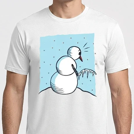 Férfi Imperial póló - Hóember