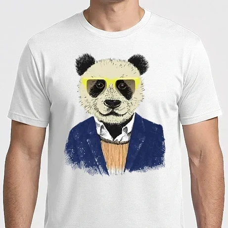 Férfi Imperial póló - Hipster Panda