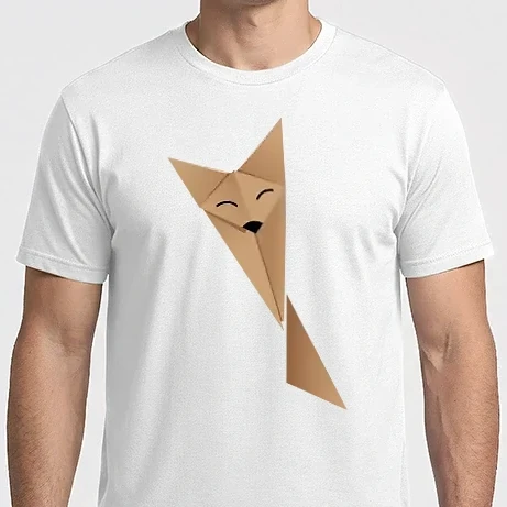 Férfi Imperial póló - Origami Fox