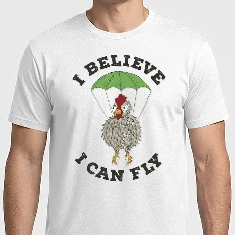 Férfi Imperial póló - I believe I can fly