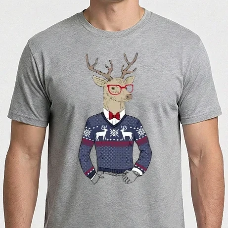 Férfi Imperial póló - Christmas Deer