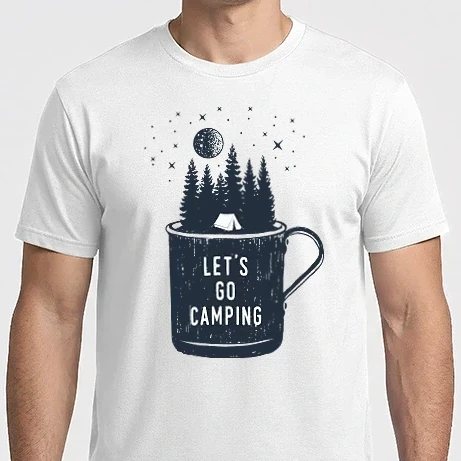 Férfi Imperial póló - Lets Go Camping