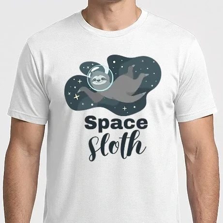 Férfi Imperial póló - Space Sloth