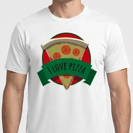 Férfi Imperial póló - I love pizza