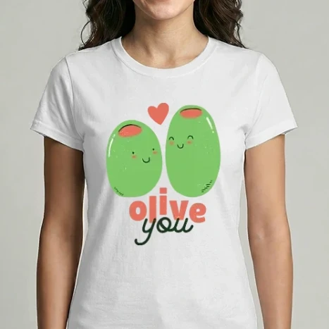 Női Imperial póló - Olive you