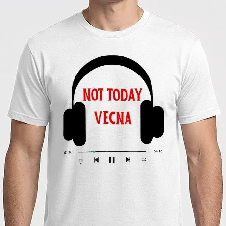 Férfi Imperial póló - Not today vecna - Stranger Things