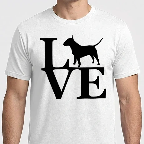 Férfi Imperial póló - Bullterrier love