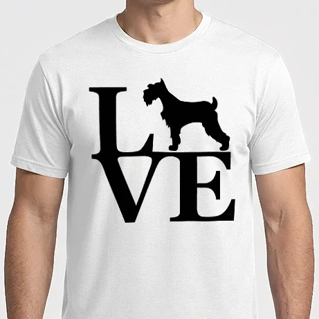 Férfi Imperial póló - Schnauzer love