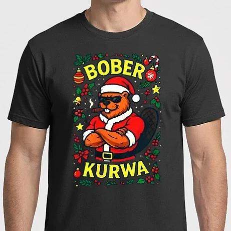 Férfi Imperial póló - Bober Kurwa santa