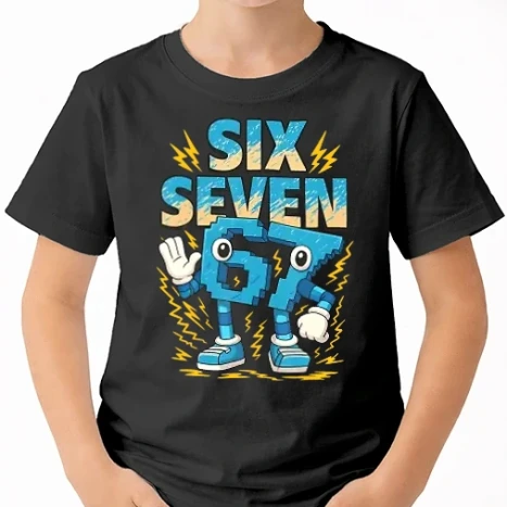 Uniszex gyerek Póló - Six Seven