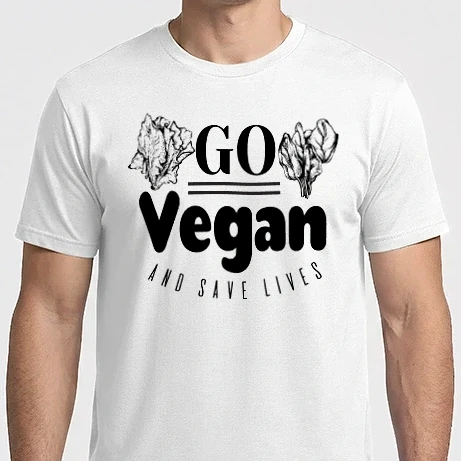 Férfi Imperial póló - Go Vegan and Save Lives