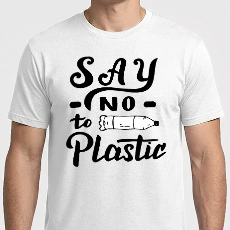 Férfi Imperial póló - Say no to Plastic