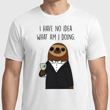 Férfi Imperial póló - I have no idea sloth