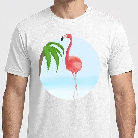 Férfi Imperial póló - Flamingó