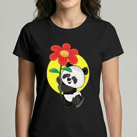 Női Imperial póló - Panda szerelem