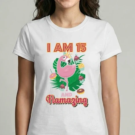Női Imperial póló - FLAMAZING SZÜLINAPOS 15 éves