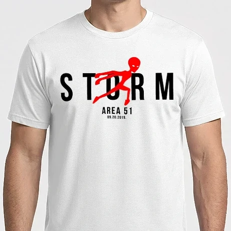 Férfi Imperial póló - Storm Area 51 Jordan white