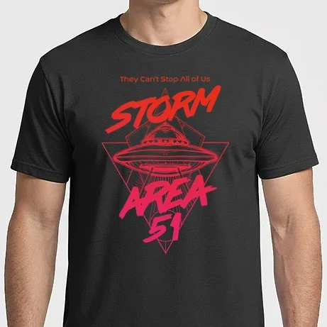 Férfi Imperial póló - storm area 51 ufo orange