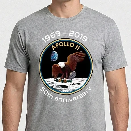 Férfi Imperial póló - Apollo misson patch